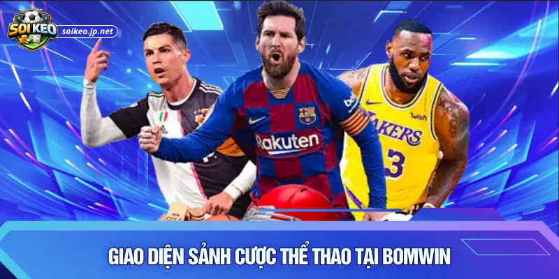 Giao diện sảnh cược thể thao tại Bomwin